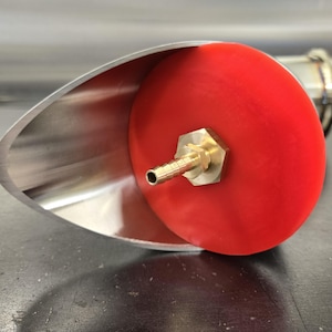 4&quot; Silicone purge plugs with diffusers for stainless tig welding high heat resistance