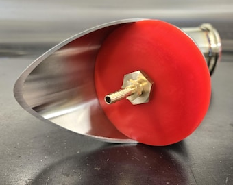 4" Silicone purge plugs with diffusers for stainless tig welding high heat resistance