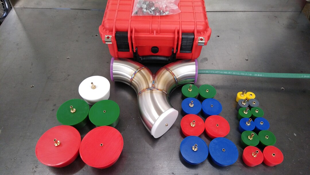 Silicone Purge Plug Kit With Case 1 Inch to 4 Inch for Tig Welding