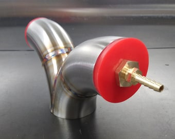 2.5" Silicone purge plugs with diffusers for stainless tig welding high heat resistance