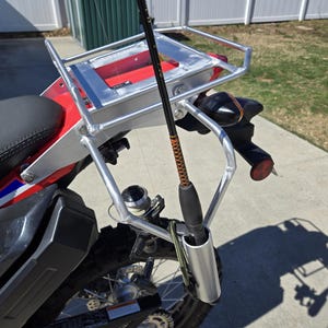 2021-25 HONDA CRF300L and RALLY fishing rod holder and rack
