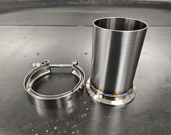 3&quot; Downpipe V Band Turbo Exhaust 304 Stainless 3.75 inch/95mm OD Flange