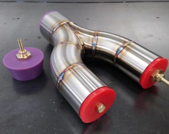 Silicone Purge Plugs with Diffusers: TIG Welding, High Heat Resistance