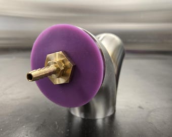 3" Silicone purge plugs with diffusers for stainless tig welding high heat resistance