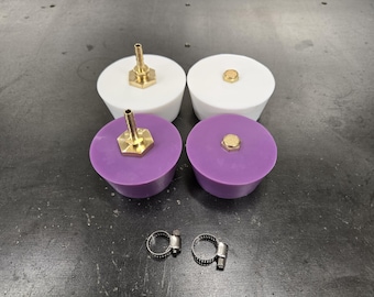 3" and 3.5" Silicone Purge Plugs with Diffusers: TIG Welding