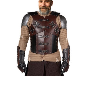 Leather Armor Men Etsy
