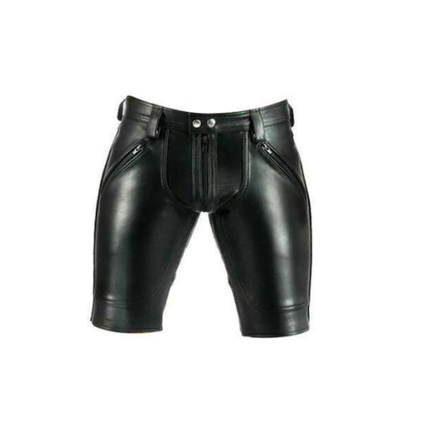 Leather Boyshorts with Wrist Restraints main image 0