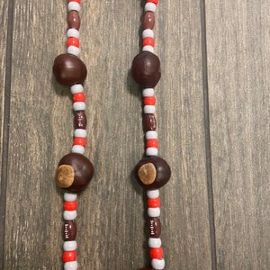 Football Buckeye Garland 6 Ft Etsy