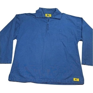 Vintage CAP Atlantic Fisherman Smock Pullover Blue Men Cotton Canvas  Utility M