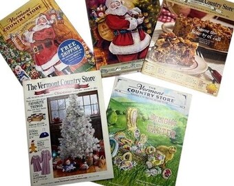 Vermont Country Store Catalogs Lot of 5 Christmas Fall Easter 2011-2015