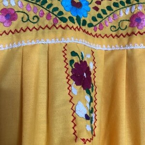 New Johnny Was Inspired Women's Handmade Cotton Square Neck Lounge Dress image 6