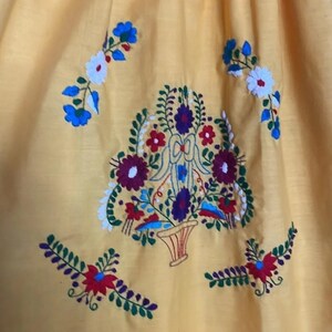 New Johnny Was Inspired Women's Handmade Cotton Square Neck Lounge Dress image 7
