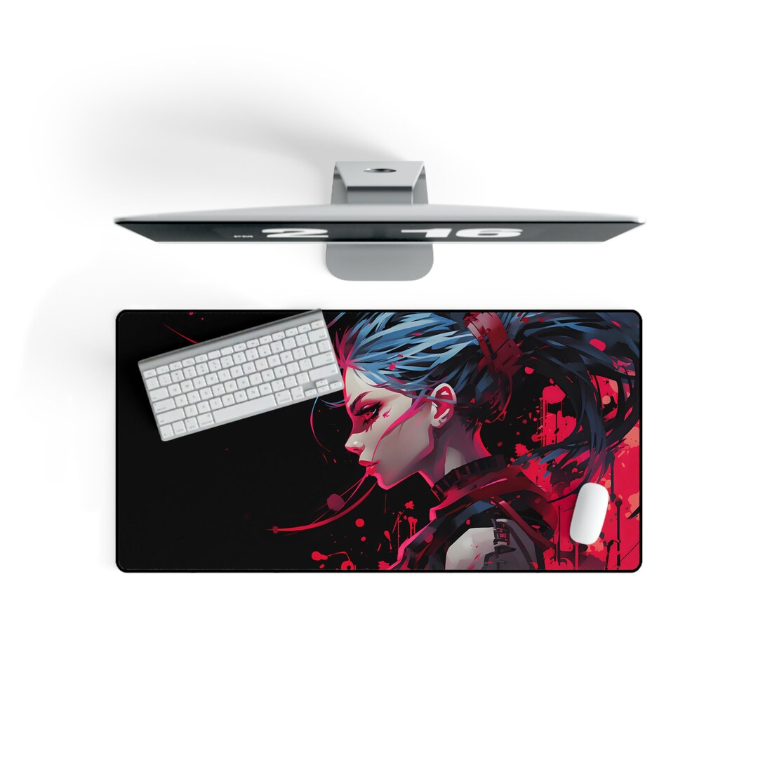 Gaming Mouse Pad Big Gaming Mouse Pad Desk Anime Girl Mat Etsy