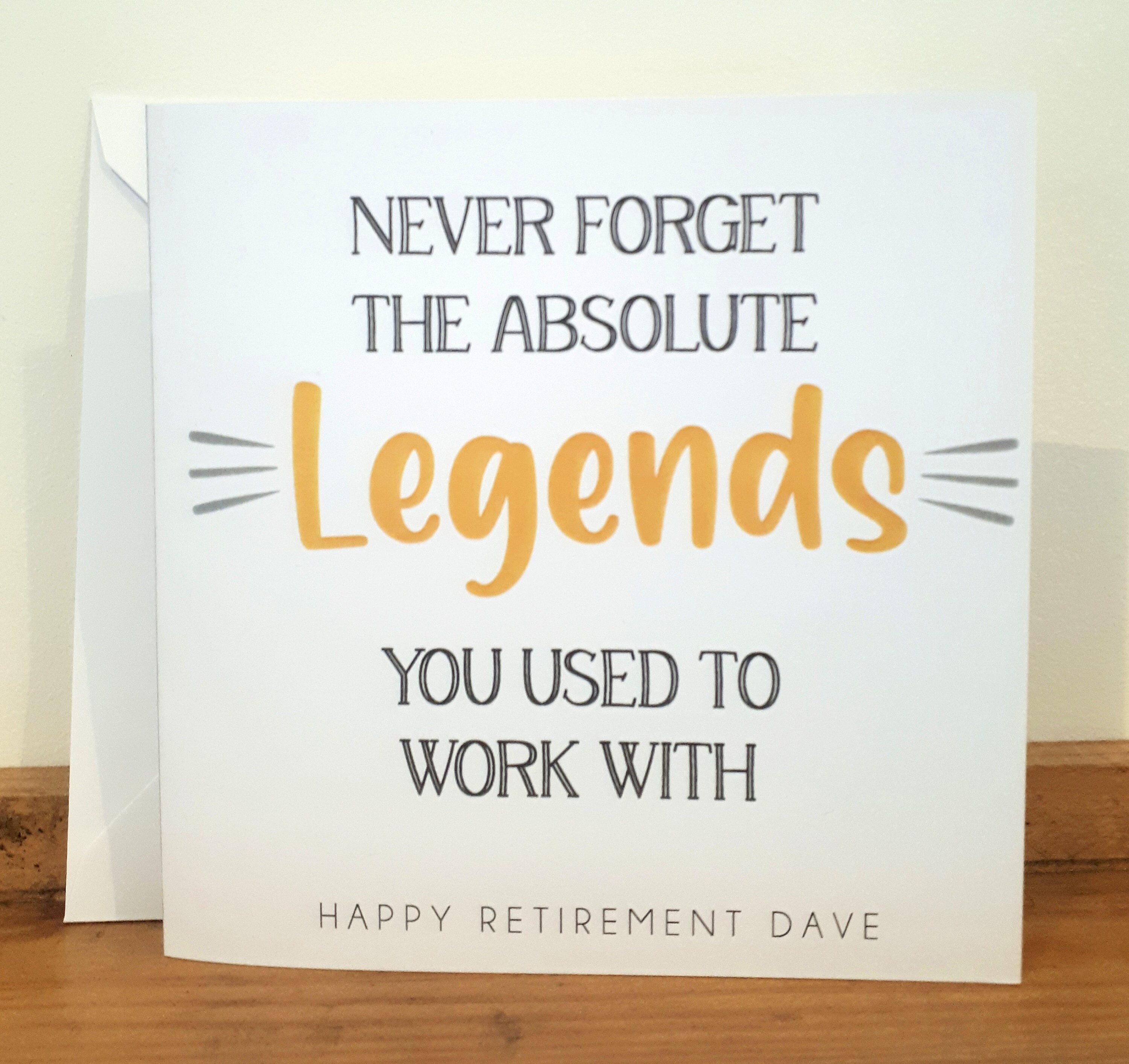 Big Retirement Card Barley Bear - Goodbye Good Luck Personalised Card ...