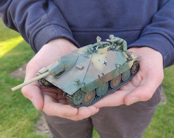 Maquette 1/35 Char Allemand Jagdpanzer Tamiya - Modèle Fini, Construit Et Peint à La Main