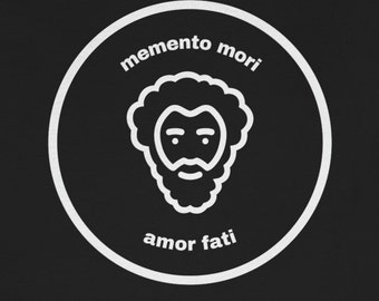 Marcus Aurelius Memento Mori Amor Fati, Stoic Philosopher, Stoicism, stoic t shirt gift for him her