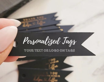 Personalized Wedding Tags | Custom Name Tag | Product Tag | Luggage Tag | Thank You Tag | Gift Tag | Party Tags | Kraft Tag | Paper Tag