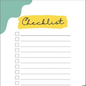 Checklist