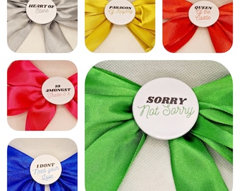 Six Wives Hair Bows. West End. Henry VIII, Tudor, Anne Boleyn, Medium Hair Bow. - Delivered Duty Paid to USA.