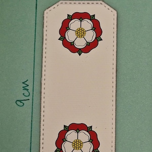 Tudor Rose Magnetic Canvas Bookmark. Henry 8th, Anne Boleyn, the tudors. - Delivered Duty Paid to USA. image 4