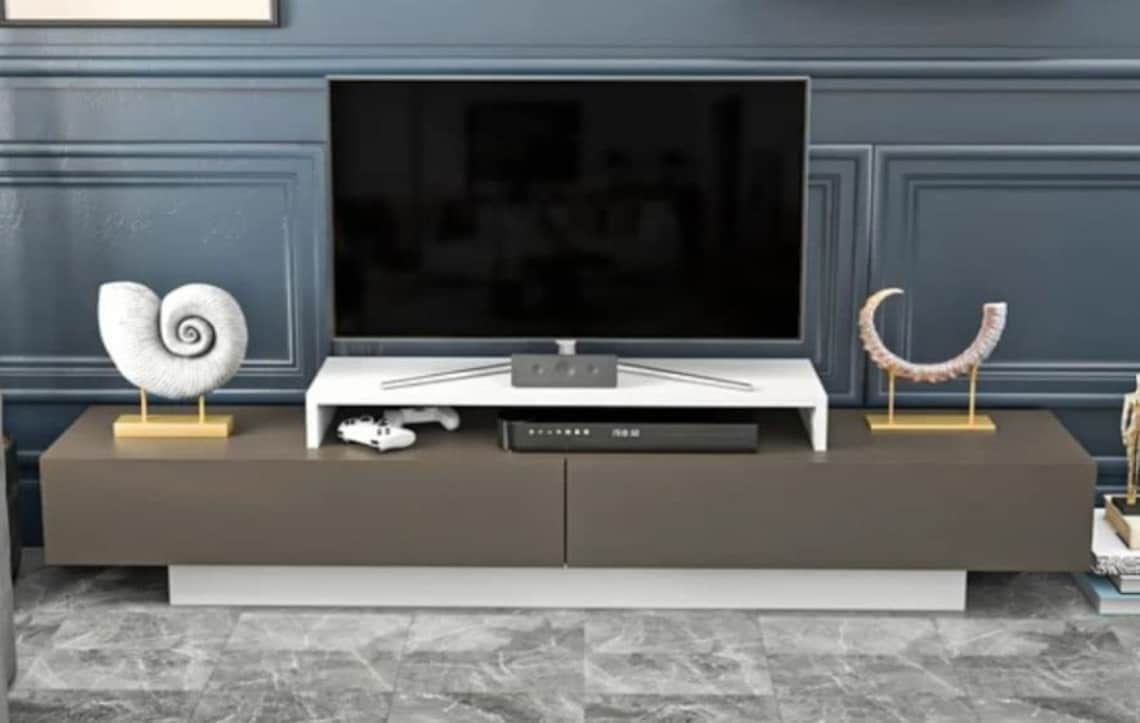 70 Inch Tv Standtv Stand With Sound Bar Shelf for Tvs up to Etsy