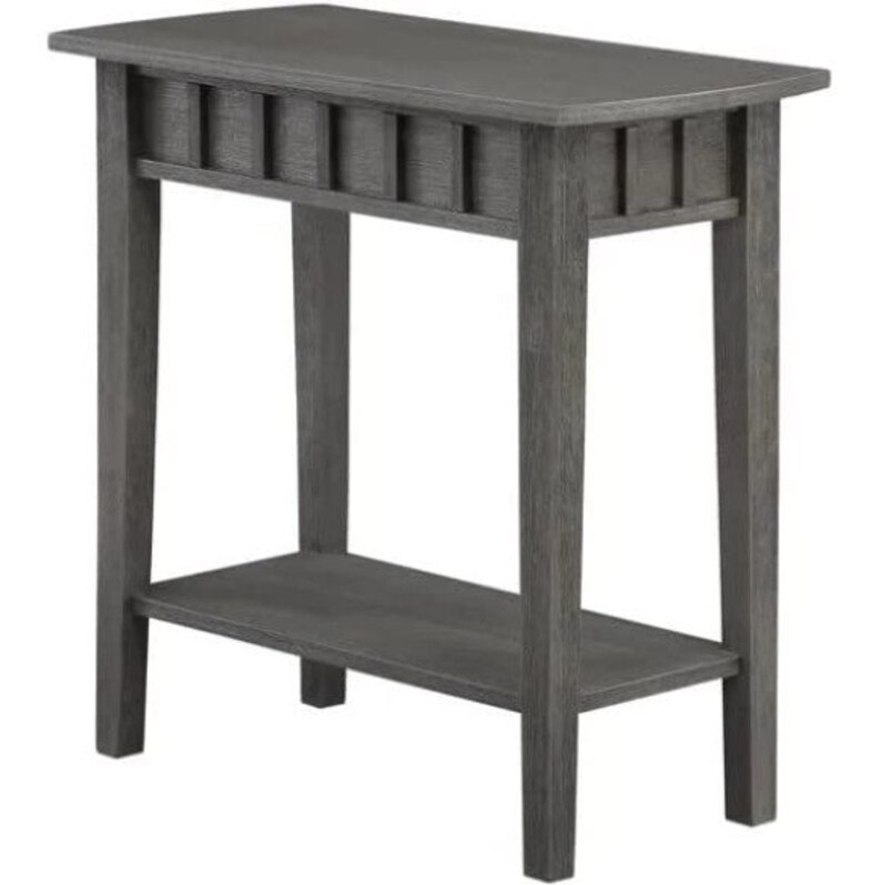 Sidetableslim End Table24 Inch Tall End Table With Storage Etsy