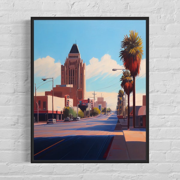Bakersfield Poster Etsy