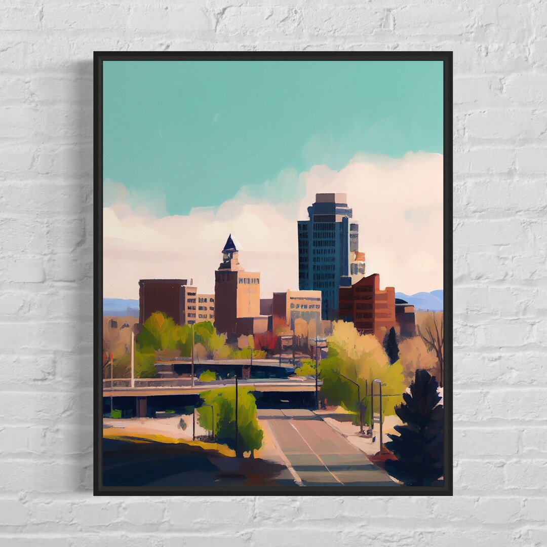 Boise Idaho Art Print Boise Poster Artwork - Etsy
