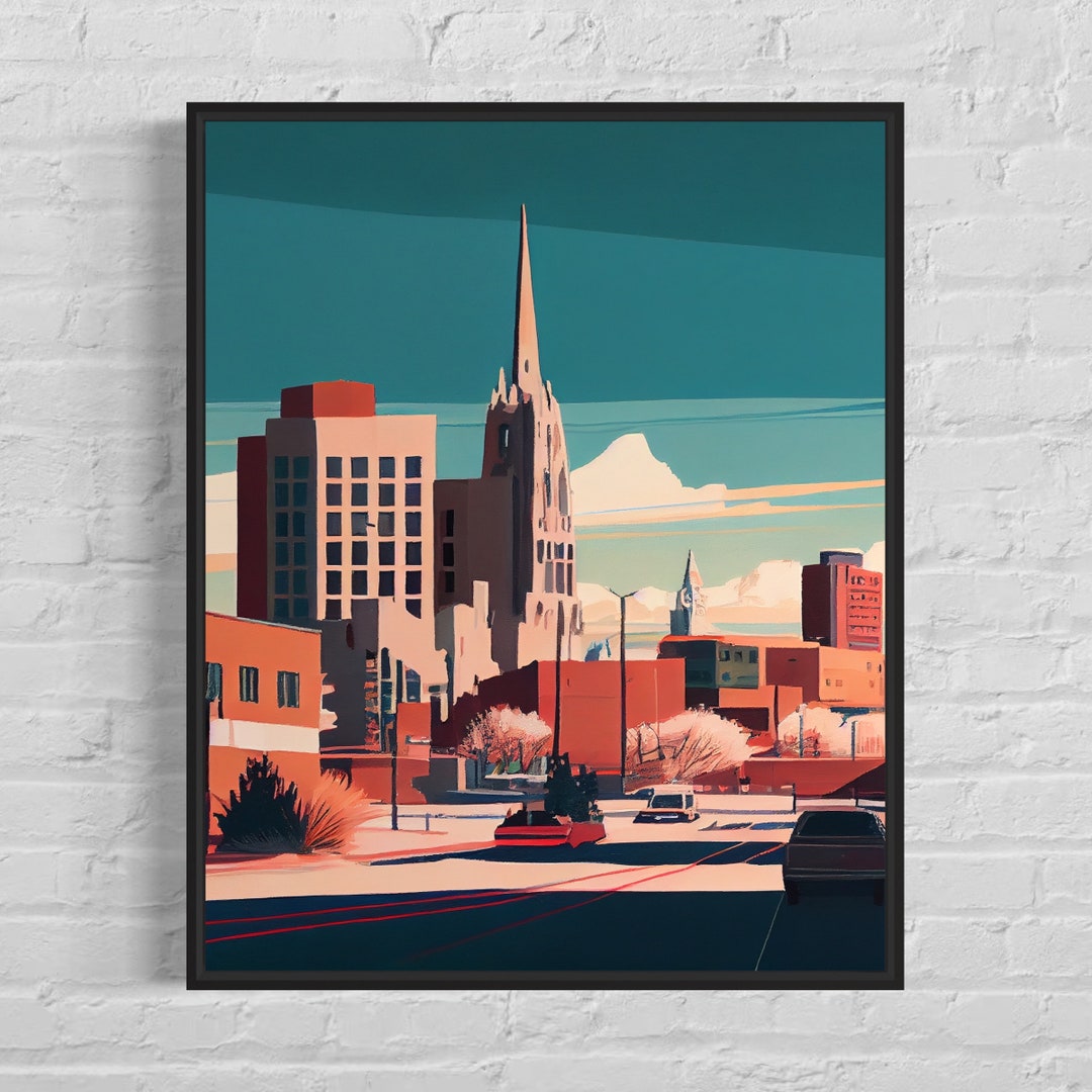 Pueblo Colorado Art Print Pueblo Poster Artwork Etsy