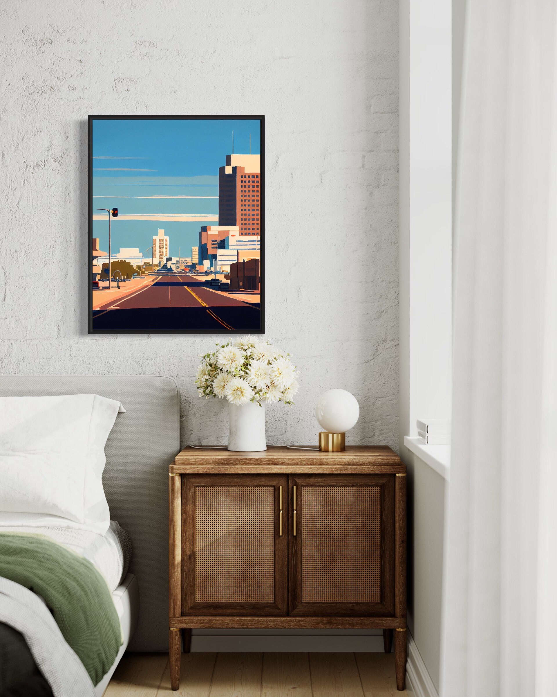 Lubbock Texas Art Print Lubbock Poster Artwork Etsy