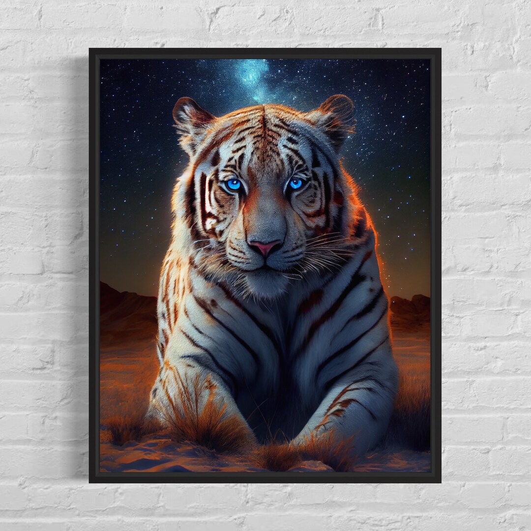 Bengal Tiger Art Print Original Bengal Tiger Artwork Bengal Etsy