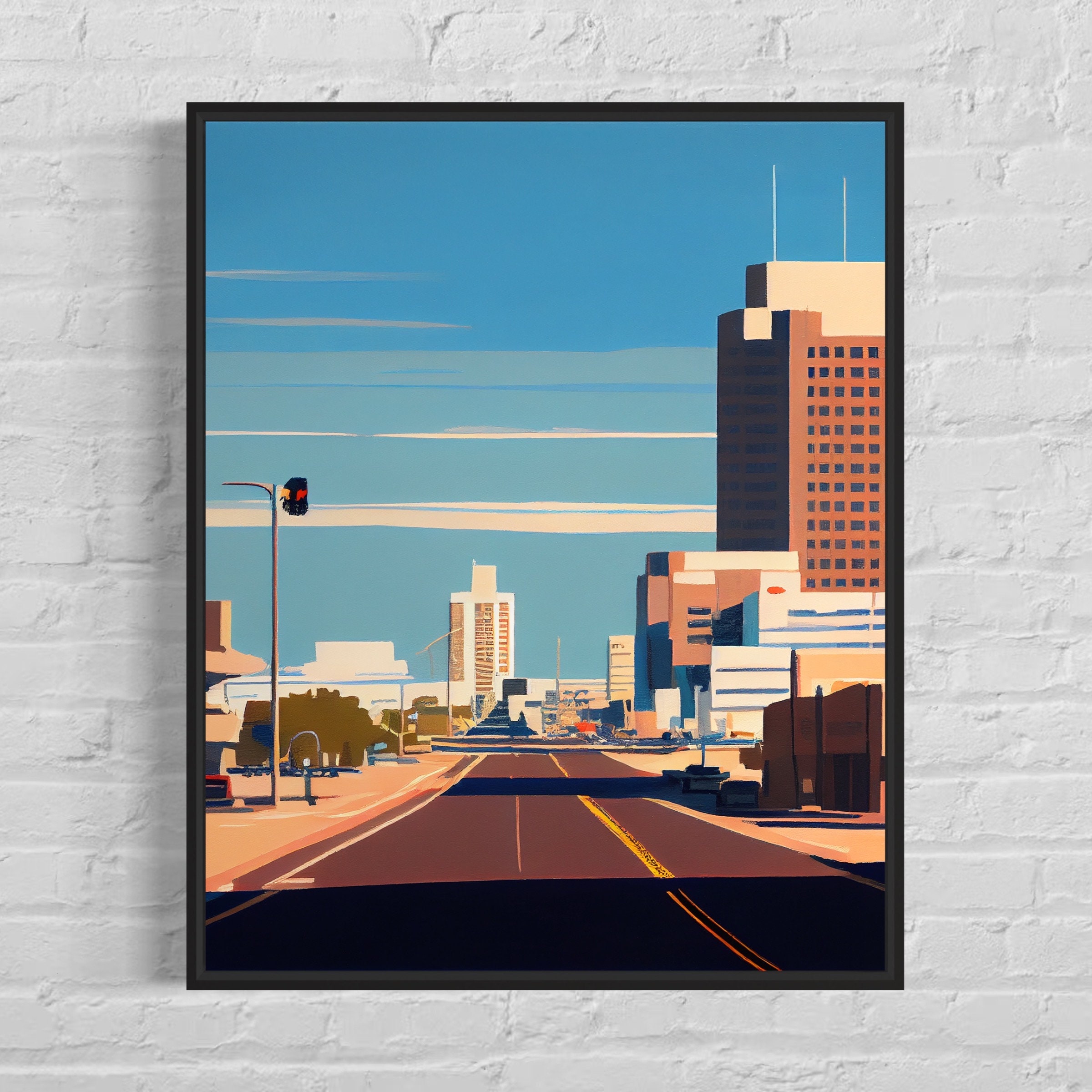 Lubbock Texas Art Print Lubbock Poster Artwork Etsy