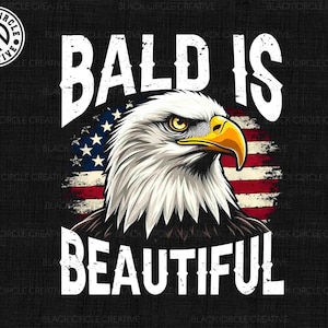 Bald Is Beautiful Png, American Eagle Png, Eagle 4th Of July Png, Independence Day Png, American Flag Png, American Eagle Png, Patriotic Png