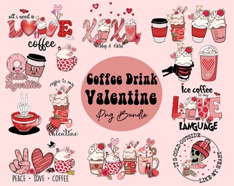 Coffee Drink Valentine Png - Etsy