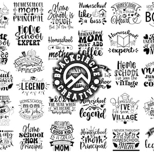 Homeschool Mom Svg Bundle, Homeschool Mama Svg, Teacher Mom Svg, Homeschooling Svg, Back To School Svg, Homeschool Teacher Svg, Mom Svg