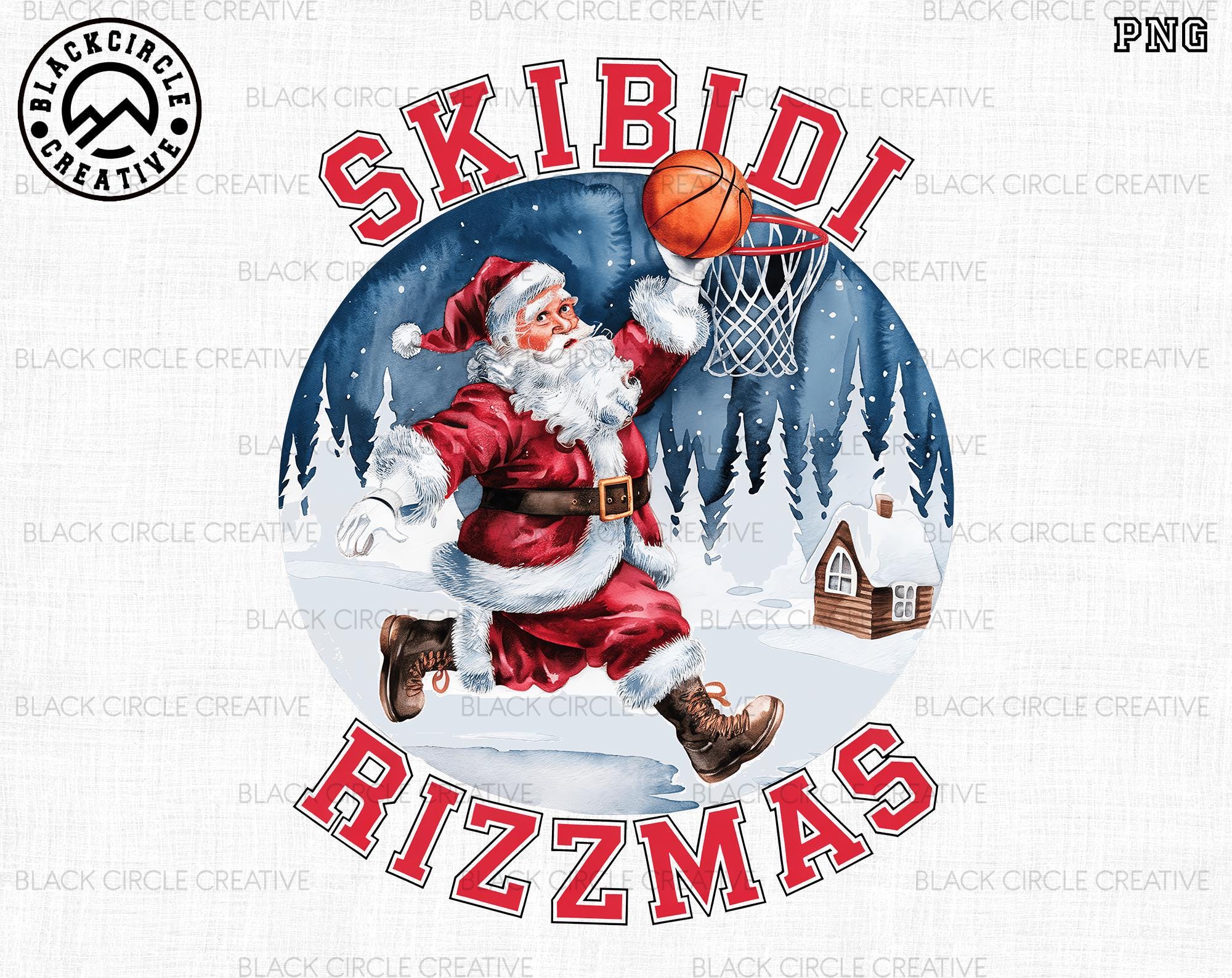 The Word Rizzmas Skibidi Rizzmas Png, Santa Basketball Png, Merry Rizzmas Png, Rizz the ...