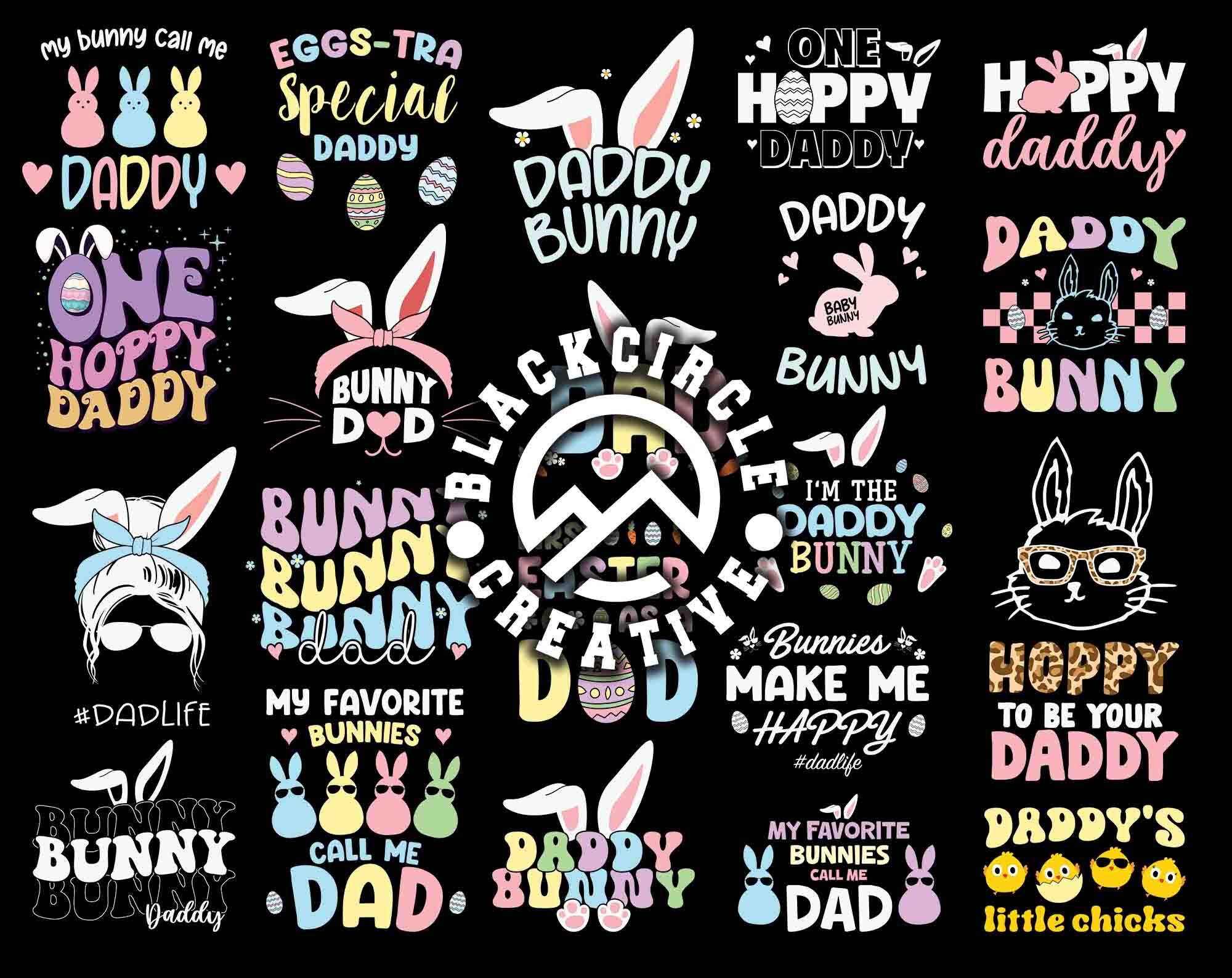 Easter Dad Svg Bundle, Happy Easter Svg, Daddy Bunny Svg, Happy Daddy ...