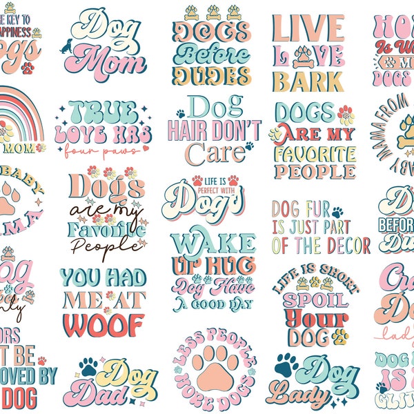 Dog Quotes Svg, Funny Dog Quotes Svg, Pet Animal Quotes, Dog mom Svg, Dog Paw Svg,Dog Lover Svg, Fur Mom Svg, Pawsitive Svg, Puppy svg