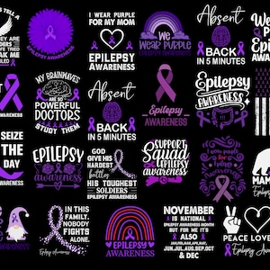 Epilepsy Svg, Epilepsy warrior Svg, Epilepsy ribbon Svg, Purple ribbon Svg, Epilepsy cut files, Epilepsy shirt Svg, Epilepsy Designs Svg