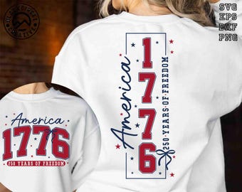 America 1776 Svg, 250 Years of Freedom Svg, Statue of Liberty, 250th Independence Day, Happy 250th Birthday USA Svg, 1776-2026,USA 250 Years
