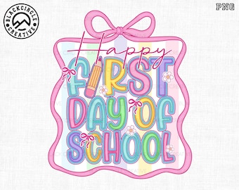Feliz primer día de clases (Png), Regreso a clases (Png), Hola escuela (Png), Escuela coqueta (Png), Maestra preppy (Png), Sublimación de agradecimiento a la maestra