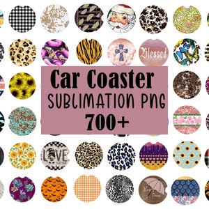 700+ Car Coaster Sublimation Png Bundle, Round Sublimation Design, Car Coaster Png, Car Coaster Sublimation, Digital Download,Commercial Use