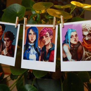 Arcane Polaroid Prints | League of Legends