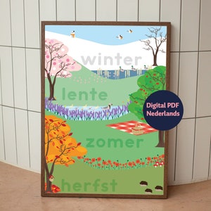Cartel de temporada infantil a4 (digital)