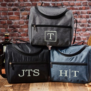 Groomsmen Cooler Bag, Personalized Cooler Bag, Groomsmen Gifts For Him, Beer Cooler Bag, Cooler For Him, Gift For Groom, Father's Day Gift image 3