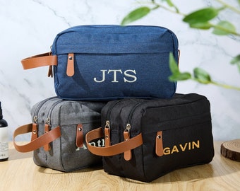 Personalized Canvas Dopp Kit - Gifts For Guys - Gifts For Men - Gifts For Dad - Boyfriend Gift - Men's Toiletry Bag - Canvas Shaving Kit