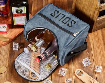 Groomsmen Kühltasche, personalisierte Kühltasche, Groomsmen Geschenke für ihn, Bierkühltasche, Kühler für ihn, Geschenk für Bräutigam, Vatertagsgeschenk