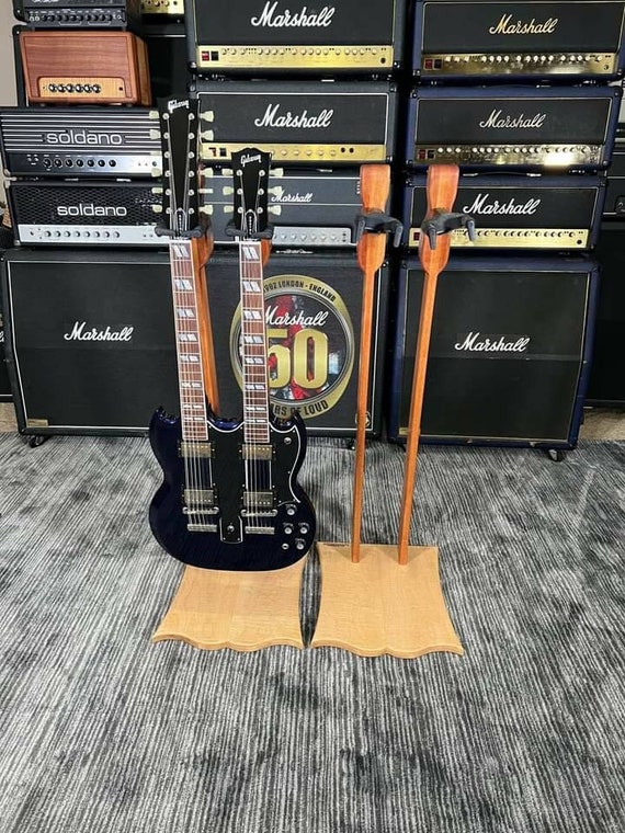 Double Neck Guitar Stand Etsy
