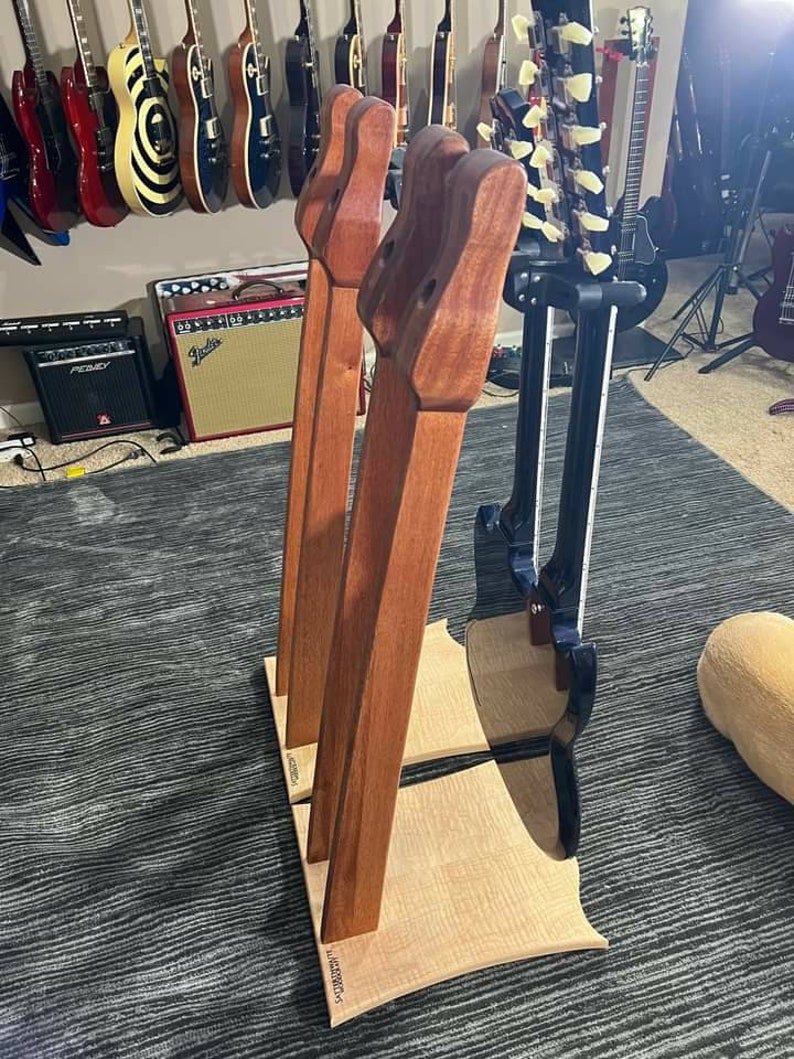 Double Neck Guitar Stand Etsy