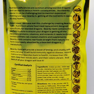 Complete Nutrition for Bearded Dragons. Contains Real Foods, Insects ...
